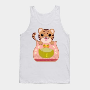 Lucky Pockets - The Year of the Tiger. Tank Top